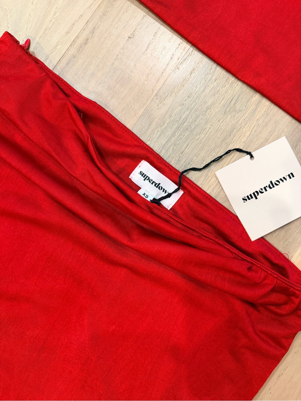 Revolve - Superdown - Karolyna Wrap Maxi Skirt in Red - Picture 6 of 8